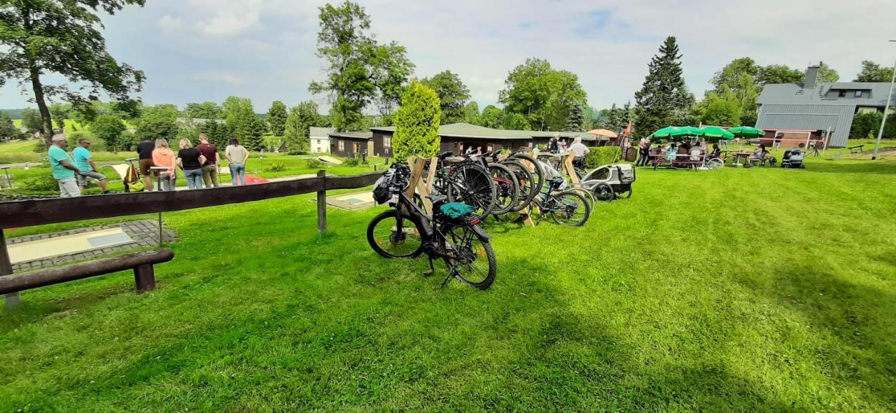 "Sporthuetten Nassau" Ihr Zentrales Domizil An Der Blockline Rechenberg-Bienenmühle Buitenkant foto